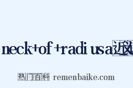 neck+of+radiusa近义词是什么意思的图片